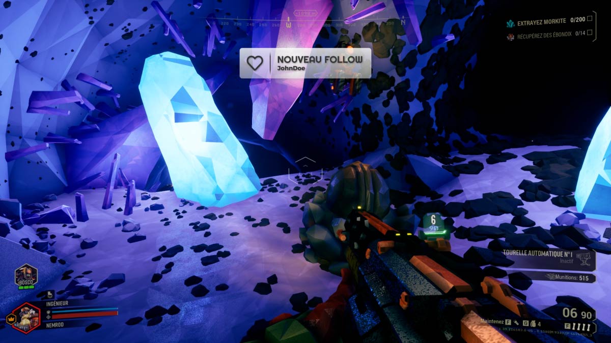 Capture d’écran des alertes blanches transparentes pour Twitch et YouTube – aperçu 1