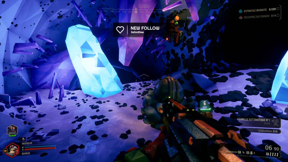 Capture d’écran des alertes blanches transparentes pour Twitch et YouTube – aperçu 1