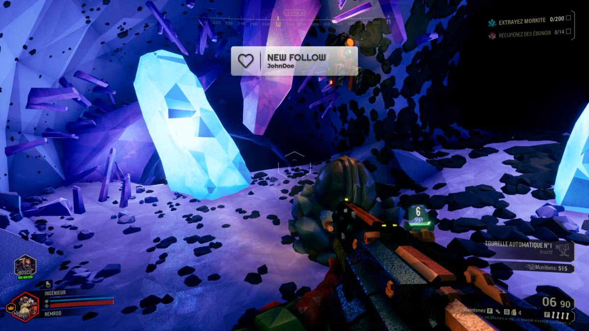 Screenshot of the white transparent stream alerts for Twitch and YouTube – preview 1