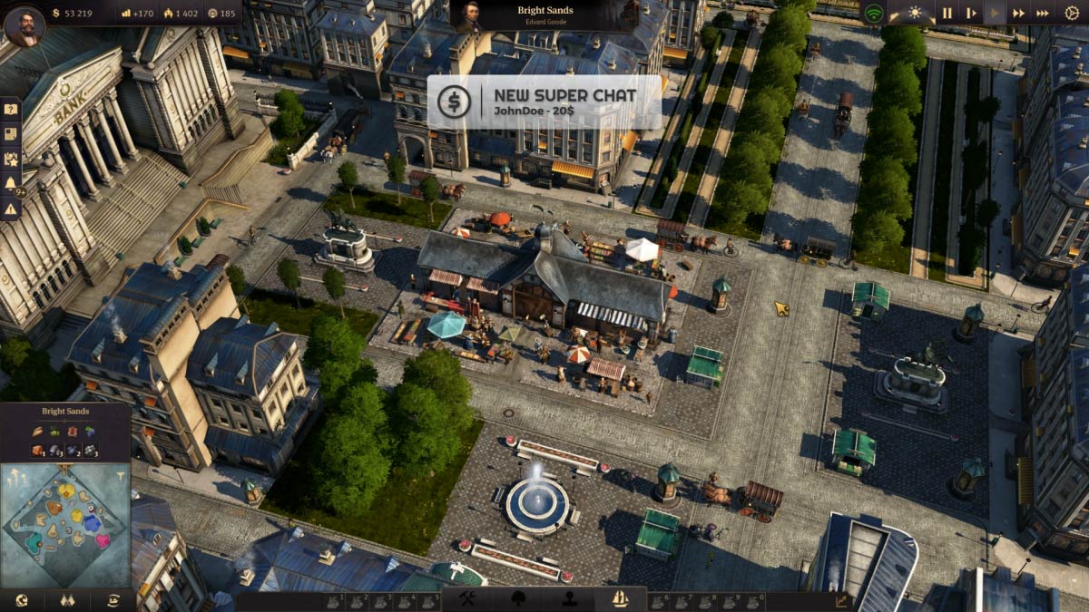 Screenshot of the white transparent stream alerts for Twitch and YouTube – preview 3