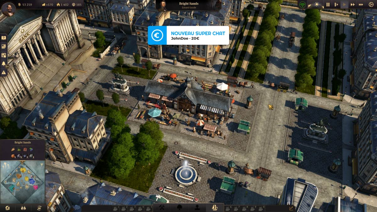 Capture d’écran des alertes blanches transparentes pour Twitch et YouTube – aperçu 3
