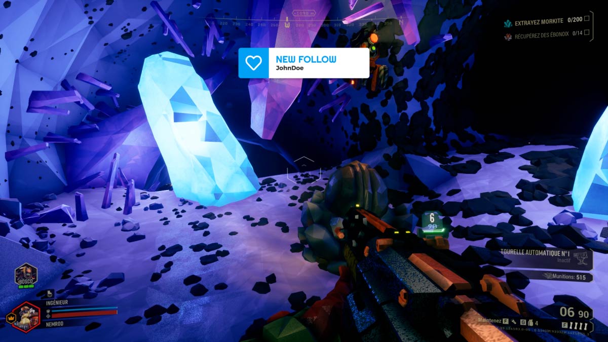 Capture d’écran des alertes blanches transparentes pour Twitch et YouTube – aperçu 1